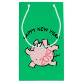 Funny 6 Cartoon Pig. 2019 Small Gift Bag Klein Cadeauzakje (Achterkant)