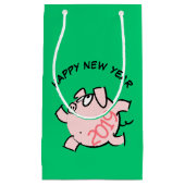Funny 6 Cartoon Pig. 2019 Small Gift Bag Klein Cadeauzakje (Voorkant)