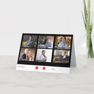 Funny 6 Spot Zoom kerstfeestdag Kaart