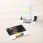 Funny 70, wat Quote Foto 70th Birthday Kartonnen Onderzetters (Insitu)