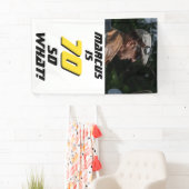 Funny 70, wat Quote Foto 70th Birthday Party Spandoek (Insitu)