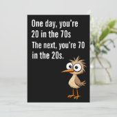 Funny 70th Birthday Card 70th Birthday Card Dad  Kaart (Staand voorkant)
