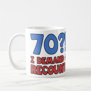 Funny 70th Birthday Gag Gift Koffiemok