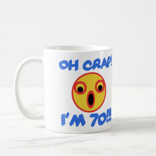 Funny 70th Birthday Gag Gift Koffiemok
