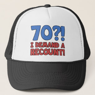 Funny 70th Birthday Gag Gift Trucker Pet