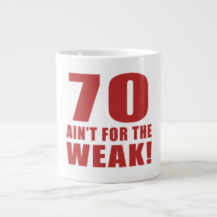 Funny 70th Birthday Gag Gifts Grote Koffiekop