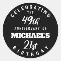 Funny 70th Birthday, gepersonaliseerd