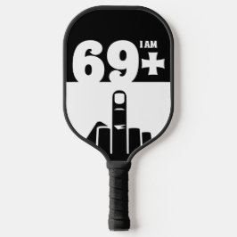 Funny 70th Birthday Gift, 69 plus één controleur Pickleball Paddle