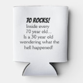 Funny 70th Birthday Gift Blikjeskoeler (Voorkant)