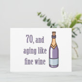 Funny 70th Birthday Gift Ideas Kaart (Staand voorkant)