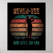 Funny 70th Birthday Golf Pun Golfing 70 Year Old G Poster (Voorkant)