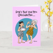 Funny 70th Birthday Kaart (Gele Bloem)