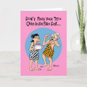 Funny 70th Birthday Kaart (Voorkant)