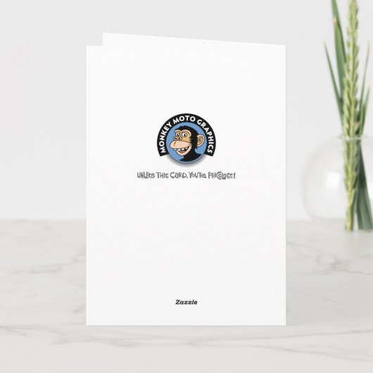 Funny 70th Birthday Kaart (Achterkant)