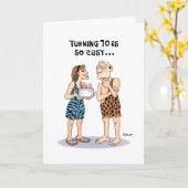 Funny 70th Birthday Kaart (Gele Bloem)