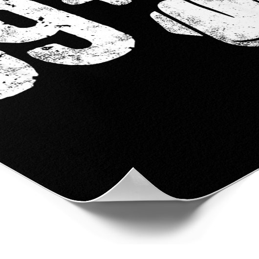 Funny 70th Birthday  Poster (Hoek)