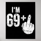 Funny 70th Birthday  Poster (Voorkant)