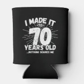 Funny 70th Birthday Quote Sarcastic 70 Year Old Blikjeskoeler (Achterkant)