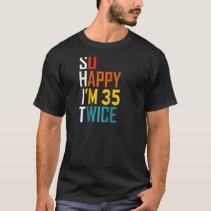 Funny 70th Birthday  Retro Humor 70 jaar T-shirt