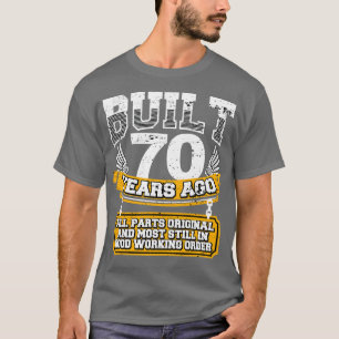Funny 70th Birthday Shirt Vintage 70 jaar a