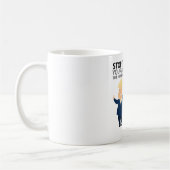 Funny 70th Year Birthday Cadeau Happy Birth year Koffiemok (Links)