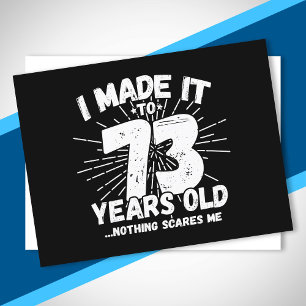 Funny 73rd Birthday Quote Sarcastic 73 Year Old Briefkaart