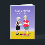 Funny 75th Birthday Card Kaart<br><div class="desc">Funny 75th Birthday Wenskaart voor iemand die 75 jaar oud wordt</div>