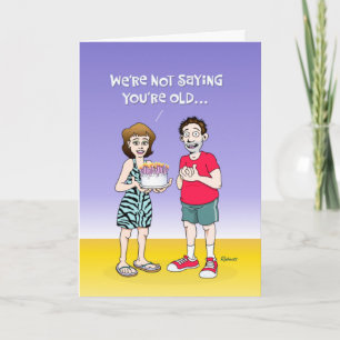 Funny 75th Birthday Card Kaart