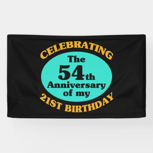 Funny 75th Birthday Gag Gift Spandoek (Horizontaal)