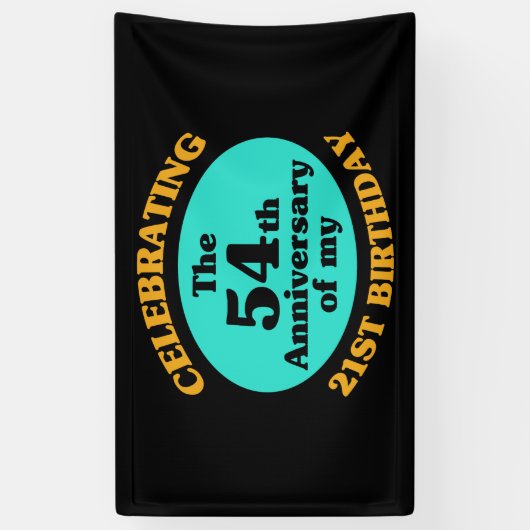 Funny 75th Birthday Gag Gift Spandoek (Verticaal)