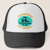 Funny 75th Birthday Gag Gift Trucker Pet (Voorkant)