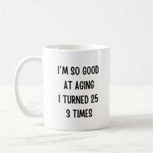 Funny 75th Birthday Gift Koffiemok