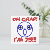 Funny 75th Birthday Kaart (Staand voorkant)