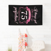 Funny 75th Birthday 'Perfection' Spandoek (Insitu)