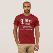 Funny 75th Birthday Shirt I am Three Quarters (Voorkant volledig)