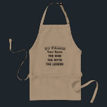 Funny 78th Birthday apron voor man of opa Standaard Schort<br><div class="desc">De mythe van het man legende grappig 78th Birthday apron voor mannen. Grappig citaat met leeftijdsnummer. Cute cadeau voor zeventig mannen van acht jaar oud; beste vader, oom, legendarische grootpa, broer, collega, vader, grootvader, vriend, familielid, grillmaster, chef, enz. leeftijdsnummer, slogan en kleur. Het 78ste Birthday feest geeft hem ideeën. Verkrijgbaar...</div>