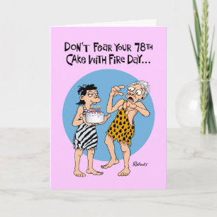 Funny 78th Birthday Kaart