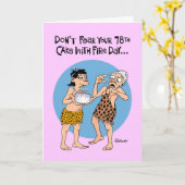 Funny 78th Birthday Kaart (Gele Bloem)