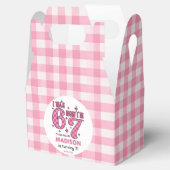 Funny 7th Birthday | “I Was 6, Now 7” Party Bedankdoosjes (Geopend)