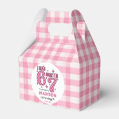 Funny 7th Birthday | “I Was 6, Now 7” Party Bedankdoosjes (Voorkant Zijde)