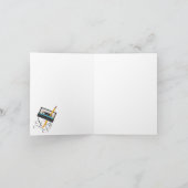 Funny 80s Muziek Retro Cassettebandje Verjaardag Kaart (Binnen)