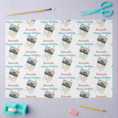 Funny 80s Muziek Retro Cassettebandje Verjaardagsn Tissuepapier (Craft)