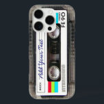 Funny  80s Retro Music Cassettebandje iPhone 16 Pro Hoesje<br><div class="desc">Een grappig  80s retro muziekcassette nostalgie design. Een perfecte gave voor de muzikant,  muzikant,  kunstenaar of de oude school. Een cool retro stuk nostalgie met ruimte om,  jouw tekst,  tekst,  lievelingsliedjes of nummers,  band of om het even welk bericht toe te voegen.</div>