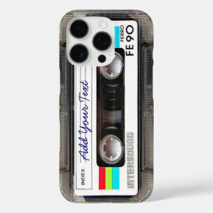 Funny  80s Retro Music Cassettebandje iPhone 16 Pro Hoesje