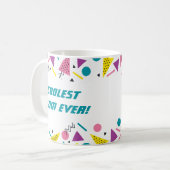 Funny 80s Slang Moederdag  Koffiemok (Voorkant links)