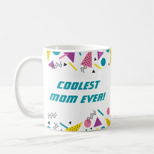 Funny 80s Slang Moederdag Koffiemok (Links)