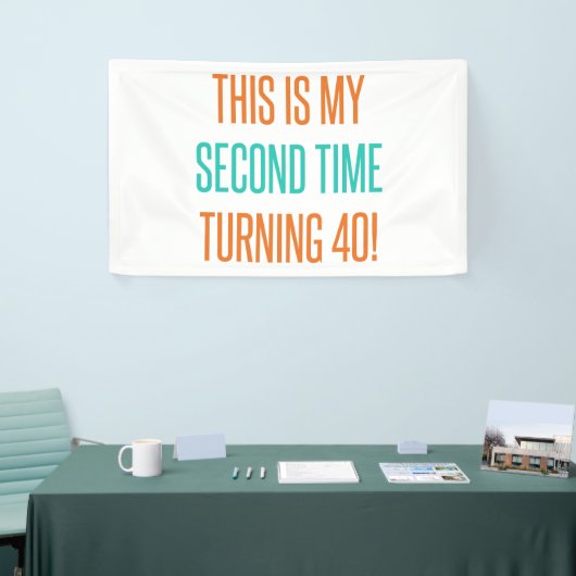 Funny 80th Birthday for Women Spandoek (Beurs)