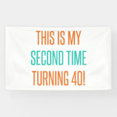 Funny 80th Birthday for Women Spandoek (Horizontaal)