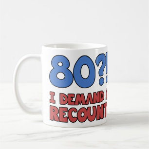 Funny 80th Birthday Gag Gift Koffiemok