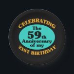 Funny 80th Birthday Gag Gift Papieren Bordje<br><div class="desc">Een leuk verjaardagsgeschenk voor mannen en vrouwen die een mijlpaal vieren. Maakt gebruik van een verjaardagshumor om een jaloezie te vieren. Een geweldig cadeau voor iedereen!</div>
